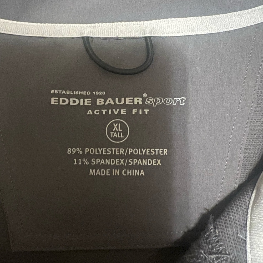 EDDIE BAUER Sport Active 3/4 Zip pullover - Picture 4 of 5